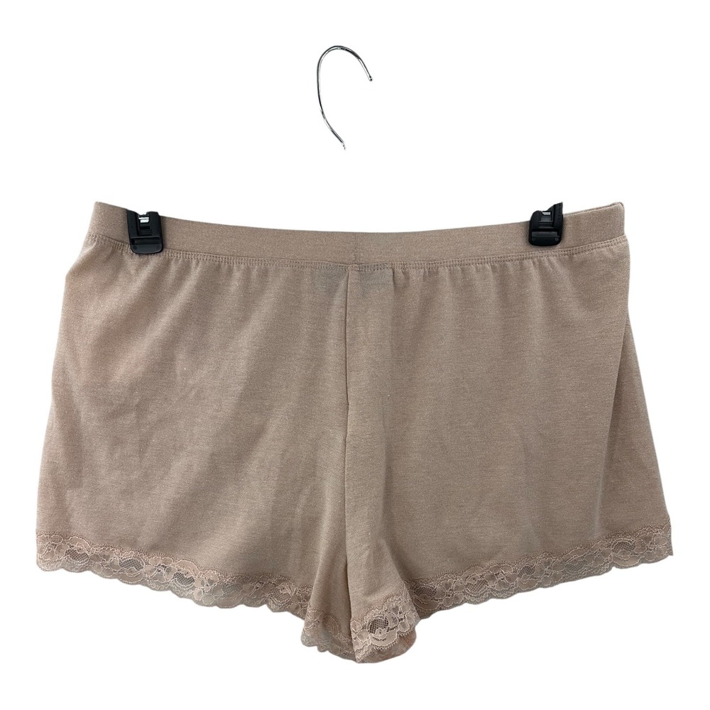 INC International Concepts Intimates Lace Trim Sleep Lounge Shorts L